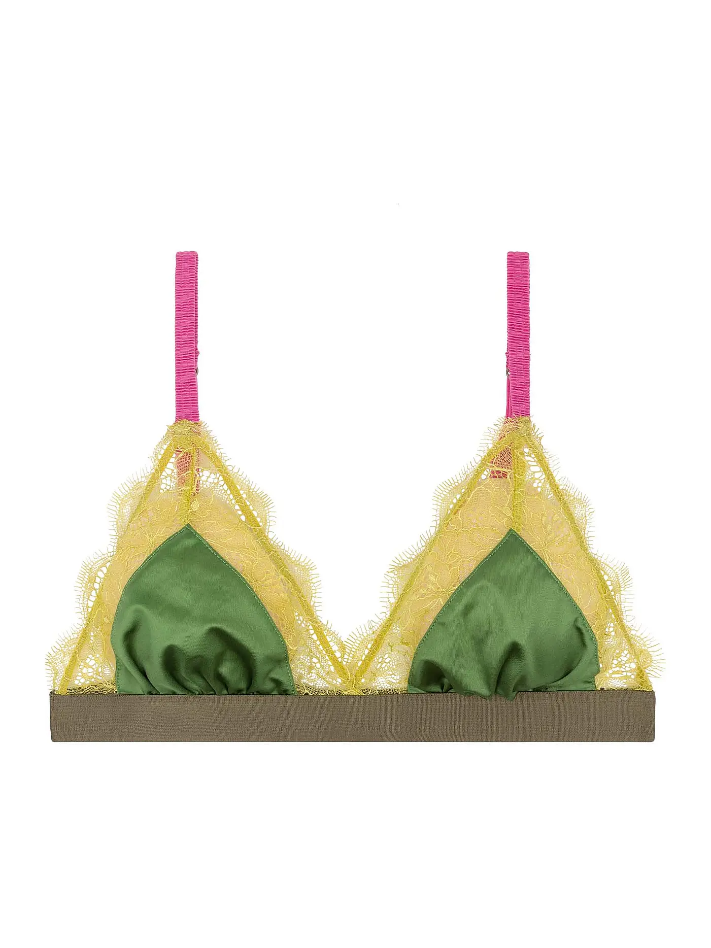 LOVE STORIES | BH ohne Bügel LOVE LACE green | 